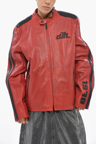 Leather Biker Jacket L-POP