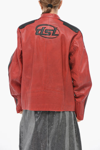 Leather Biker Jacket L-POP