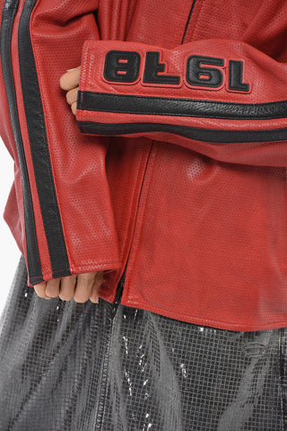 Leather Biker Jacket L-POP