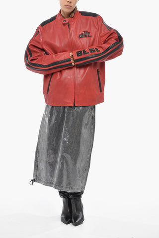 Leather Biker Jacket L-POP