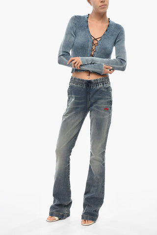Cotton Blend Jogg Jeans 2069 D-EBBEY With 23cm Elastic Waistband