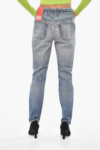 Mixed Cotton Denim-Effect Jogg Jeans 2034 D-KRAILEY-B 14cm