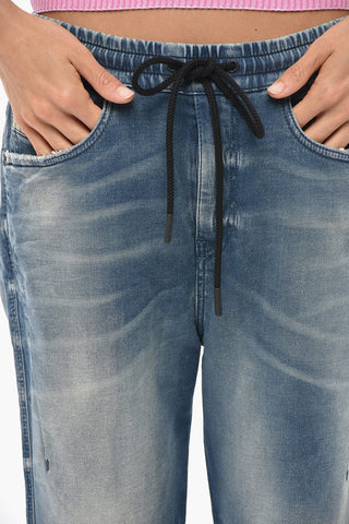 Denim Stretch Jogg Jeans 2041 D-FAYZA With 13cm Elastic Waistband