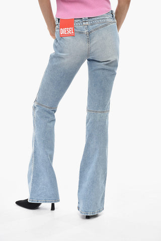 Bootcut Slim-Fit Jeans D-BELTY Low-Rise 23cm