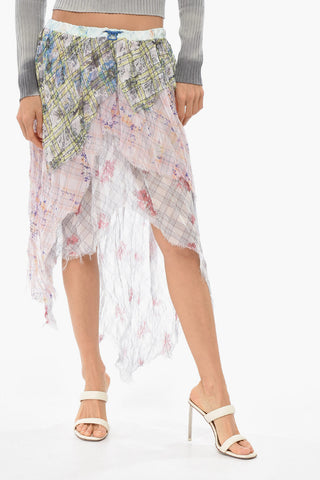 Asymmetric Skirt O-LAYERS With Drawstring Waist