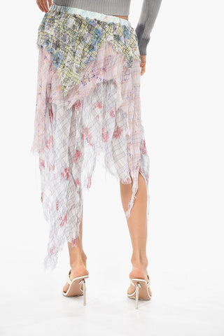 Asymmetric Skirt O-LAYERS With Drawstring Waist