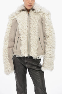 Giubbotto L-AUREL in Suede e Shearling 