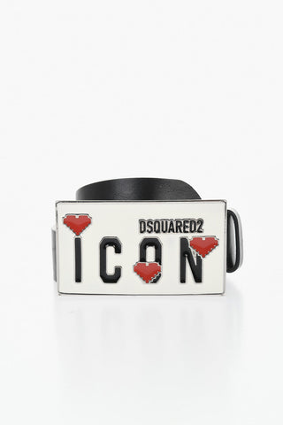 ICON Leather Belt Solid-Color 30mm