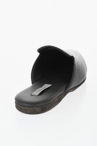 ID Slipper in Pelle Martellata