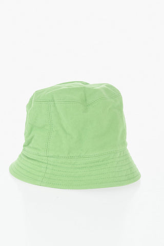Cotton Bucket Hat with Raised Logo Embroidery