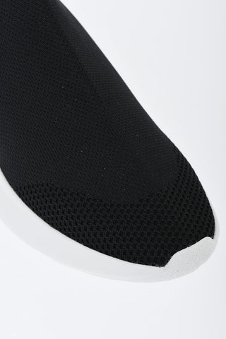 Sock Sneakers FLY in Solid Color with Logo Detail
