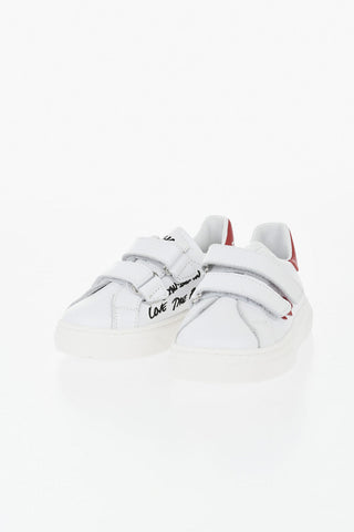 Low Leather Sneakers THE CANADIAN with Velcro Closure