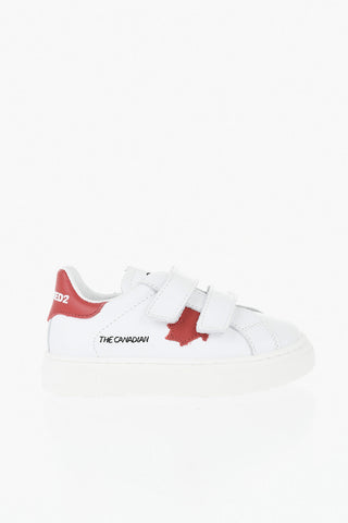 Low Leather Sneakers THE CANADIAN with Velcro Closure