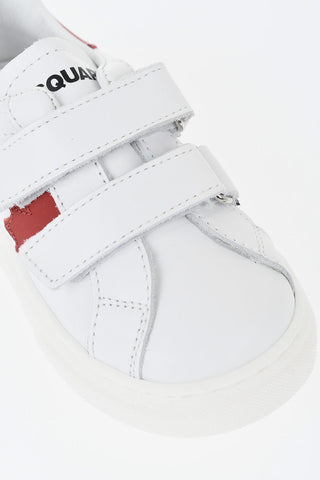 Low Leather Sneakers THE CANADIAN with Velcro Closure