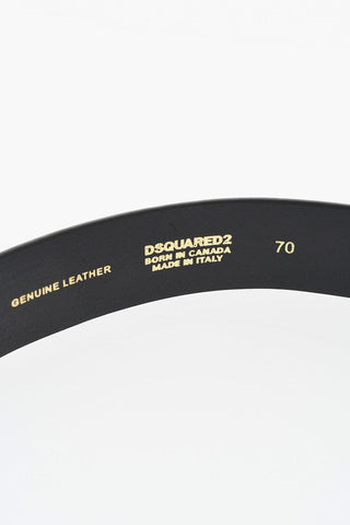Leather Belt with 35mm Monogram Buckle