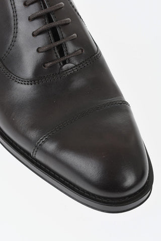 CC COLLECTION Leather Oxford Shoes