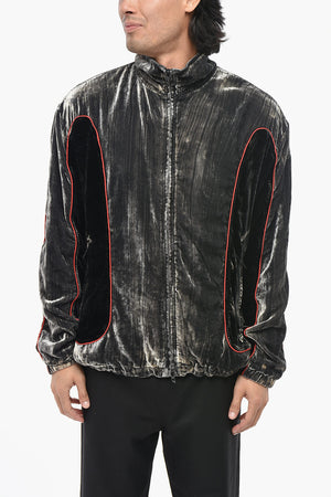 Velour Zip-Up Sweatshirt J-HAY