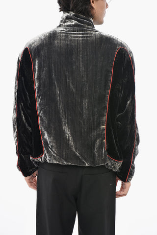 Velour Zip-Up Sweatshirt J-HAY