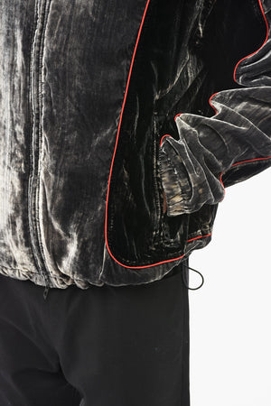 Velour Zip-Up Sweatshirt J-HAY
