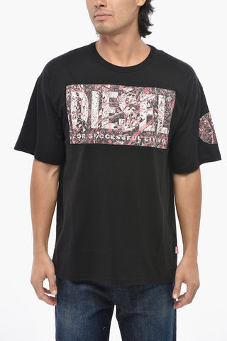 Kurzärmeliges T-Shirt T-BOXT-R22 mit Logopatch