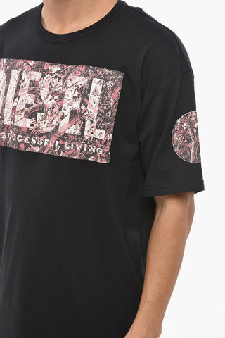 Kurzärmeliges T-Shirt T-BOXT-R22 mit Logopatch