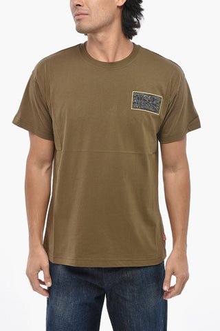 Crewneck T-Shirt T-NORM-T3 with Patch Logo