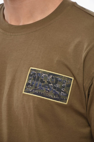 Crewneck T-Shirt T-NORM-T3 with Patch Logo