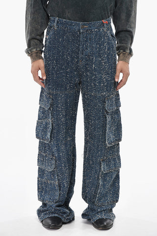 Cargo Jeans Wide Leg D-SIRE Vintage Effect 33cm