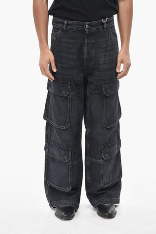 Cargo Jeans D-TOUCH Relaxed Fit Wide Leg 30cm L.30