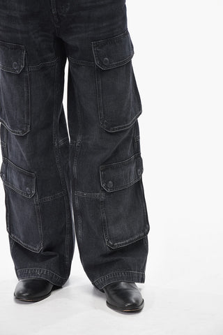 Cargo Jeans D-TOUCH Relaxed Fit Wide Leg 30cm L.30