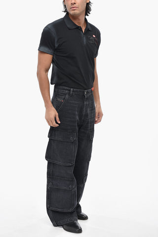 Cargo Jeans D-TOUCH Relaxed Fit Wide Leg 30cm L.30