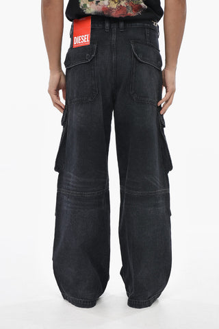 Cargo Jeans D-TOUCH Relaxed Fit Wide Leg 30cm L.30