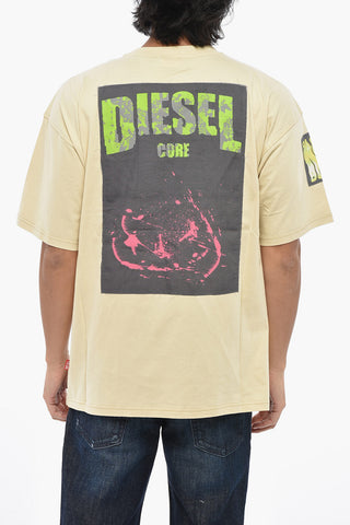 T-shirt Girocollo T-BOXT-SLITS-R8 Con Patch