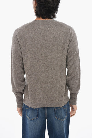 MM10 Cashmere-Blend Crewneck Sweater