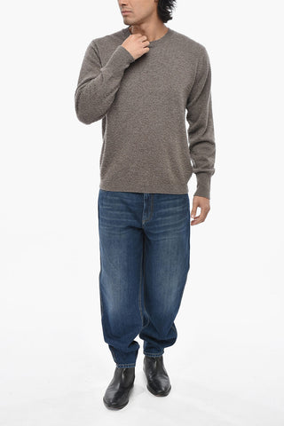 MM10 Cashmere-Blend Crewneck Sweater
