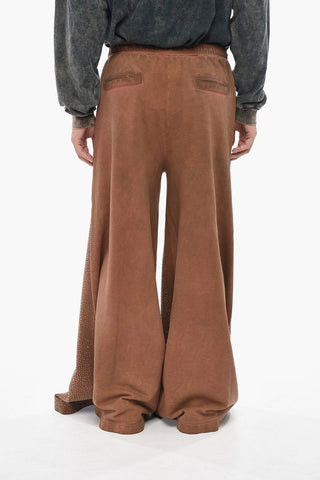 DAMIANO DAVID 와이드 조거 P-DAM-LUX 스톤 장식
