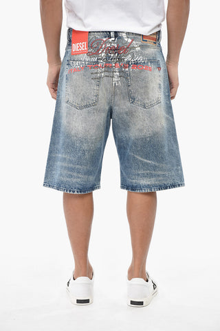 Denim Shorts D-RIXFORD with Back Print