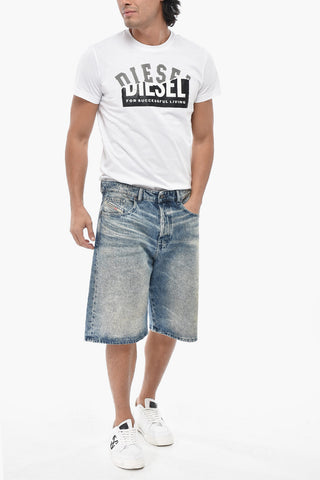 Denim Shorts D-RIXFORD with Back Print