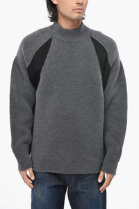 Alpaca-Blend Sweater K-LOLLO-TN With Contrasting Details
