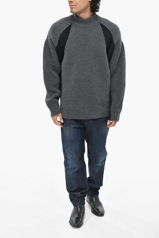 Alpaca-Blend Sweater K-LOLLO-TN With Contrasting Details