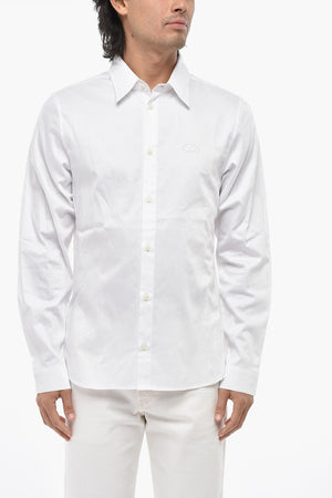 Camicia A MAniche Lunghe S-FITTY-QFAV Con Logo Ricamato