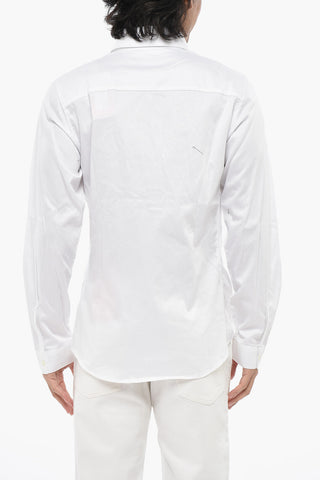 Camicia A MAniche Lunghe S-FITTY-QFAV Con Logo Ricamato