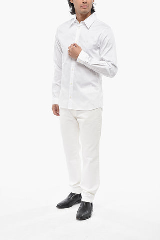 Camicia A MAniche Lunghe S-FITTY-QFAV Con Logo Ricamato