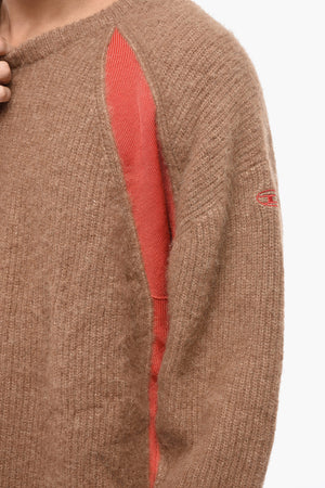 Alpaca-Blend Sweater K-LOLLO With Contrast Details