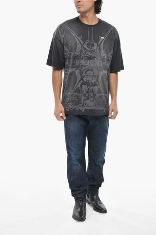 T-shirt Girocollo T-BOXT-T13 Stampata