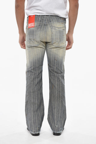Bootcut Fit Vintage Effect Low Rise Jeans D-MOORIX 24cm L.30