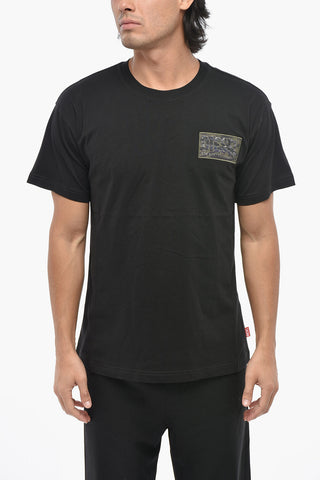 Crewneck T-Shirt T-NORM-T3 with Patch Logo