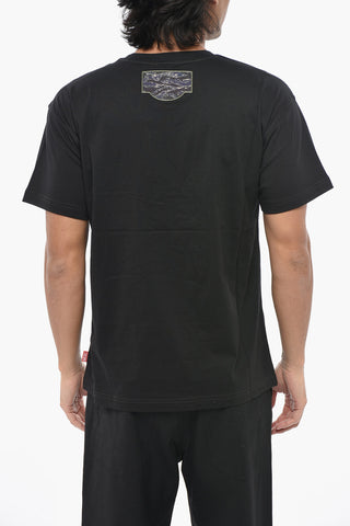 Crewneck T-Shirt T-NORM-T3 with Patch Logo