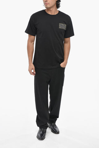 Crewneck T-Shirt T-NORM-T3 with Patch Logo