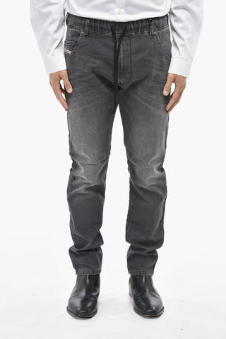 Dark Wash Jogg Jeans KROOLEY-NE With Elastic Waist 17cm